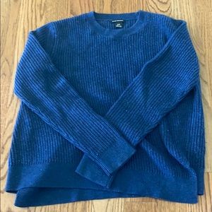 Merino Wool Stitch Crewneck Sweater